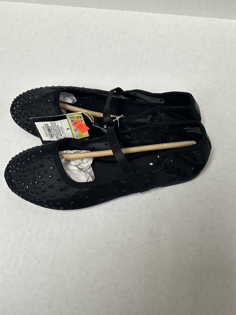 art class Kids' Girls Shoes Sybil Ballet Flats Black Size 4